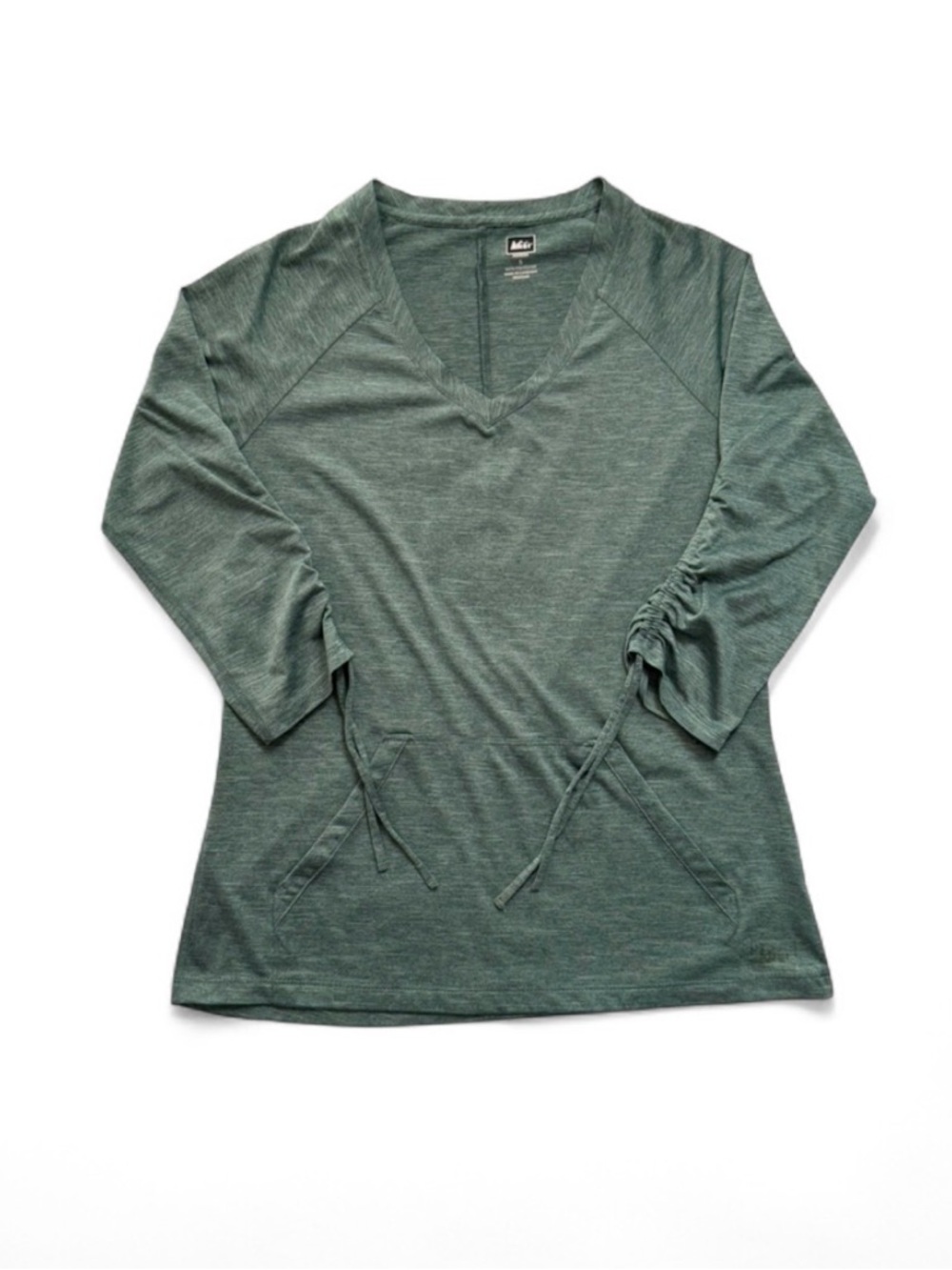 REI Women’s Green V-Neck Workout Too